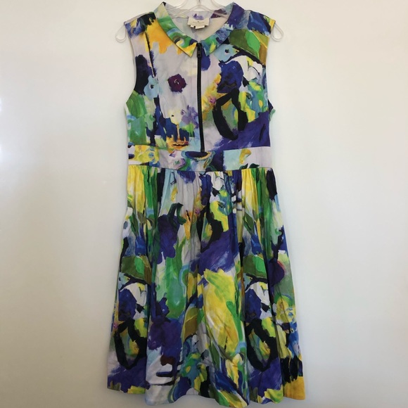 kate spade Dresses & Skirts - Kate Spade Carissa Watercolor Floral Zip Front 10